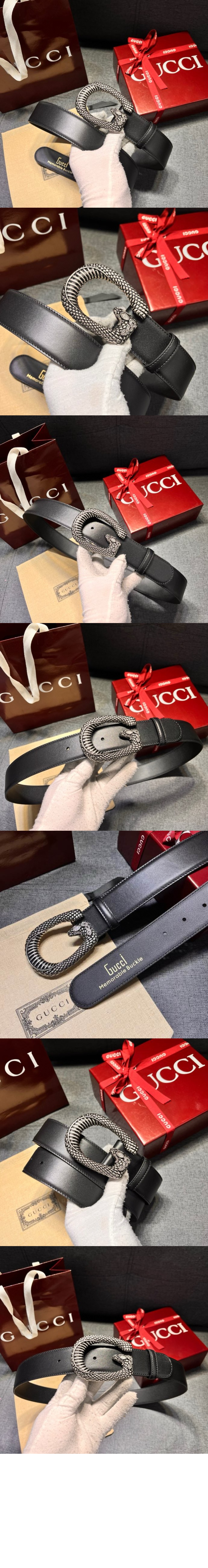 G 영사 버클 벨트 710095 > 구찌