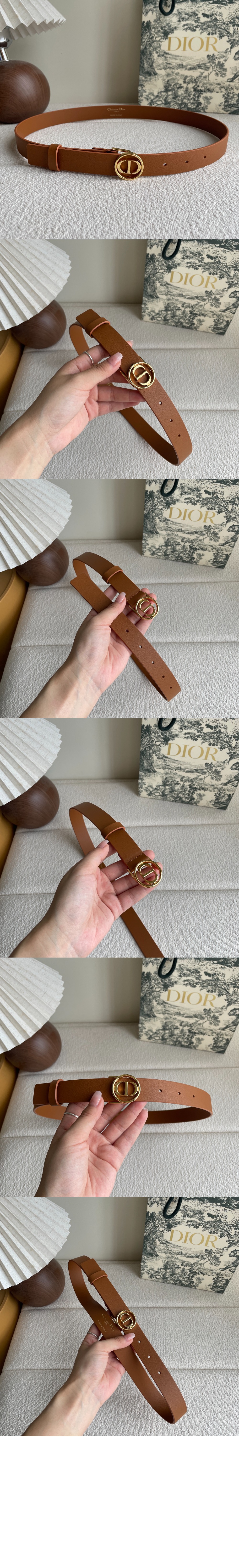 30 Montaigne Circled 벨트 B0314 > 디올