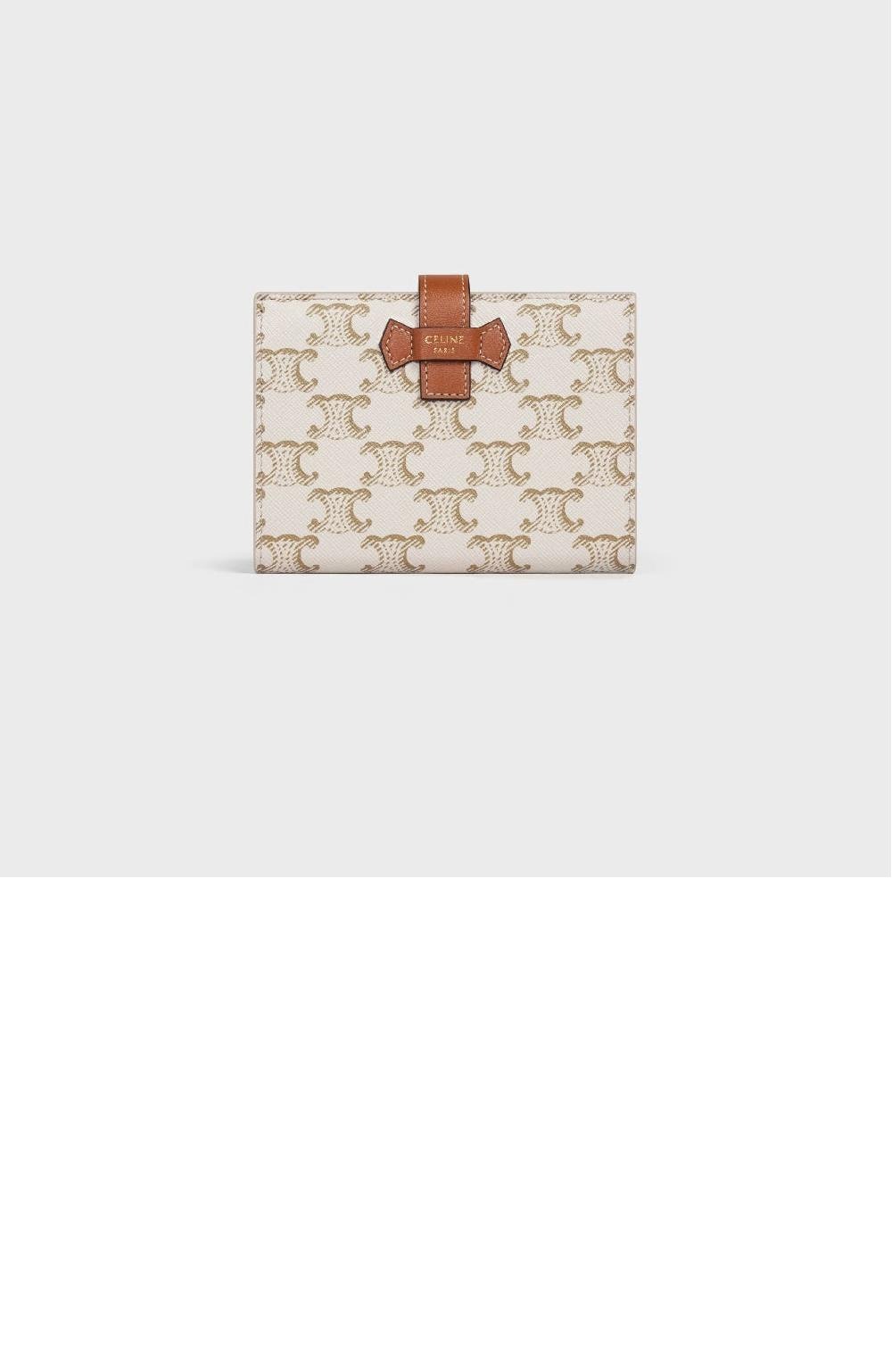 스트랩 미디엄 반지갑 10B642 > Triomphe Coin Purse - 트리옹프 동전 지갑