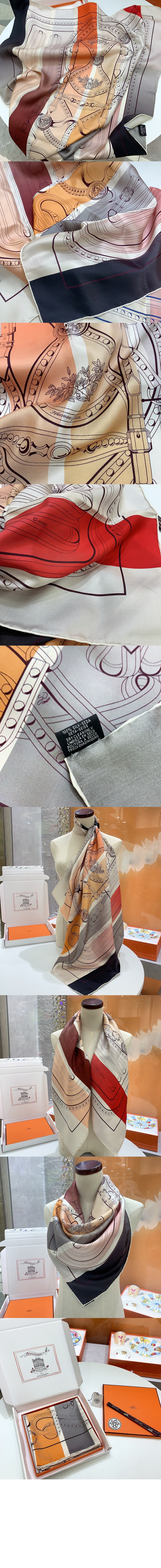 Grand Tralala 더블 페이스 스카프 90 > 에르메스