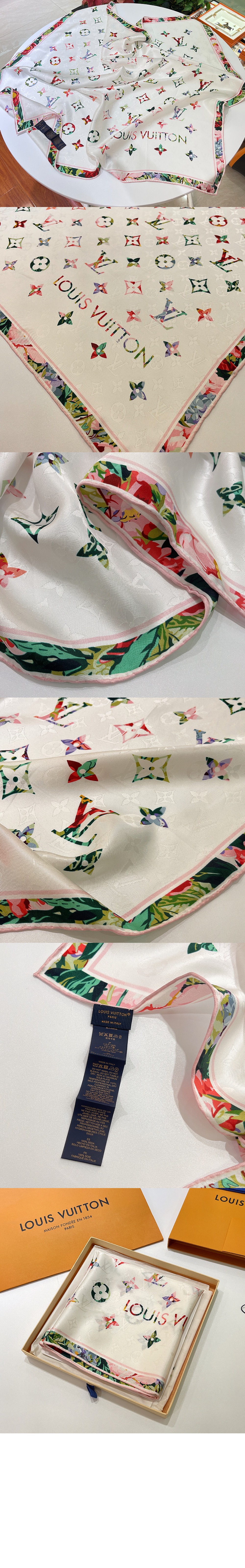 모노그램 플라워 스퀘어 90 M77918 > Etc - 기타제품