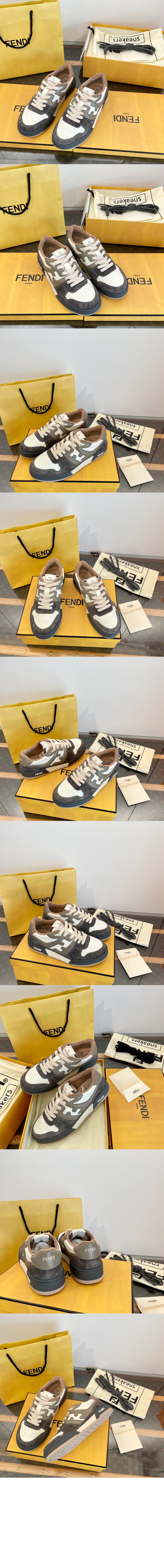 매치 스웨이드 로우탑 7E1493 > Fendi Match Sneaker - 펜디 매치 스니커즈