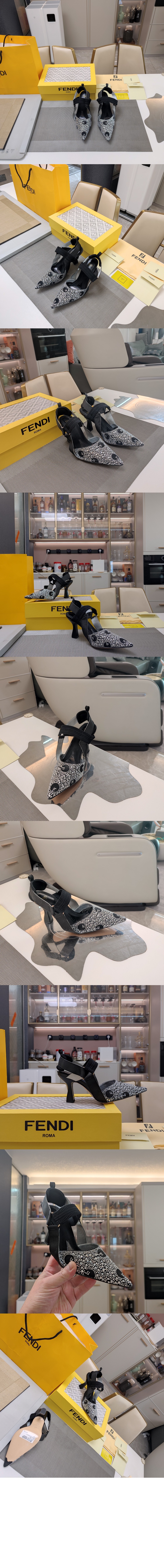 콜리브리 매쉬 라인스톤 하이힐 슬링백 8J8585 > Etc - 기타제품