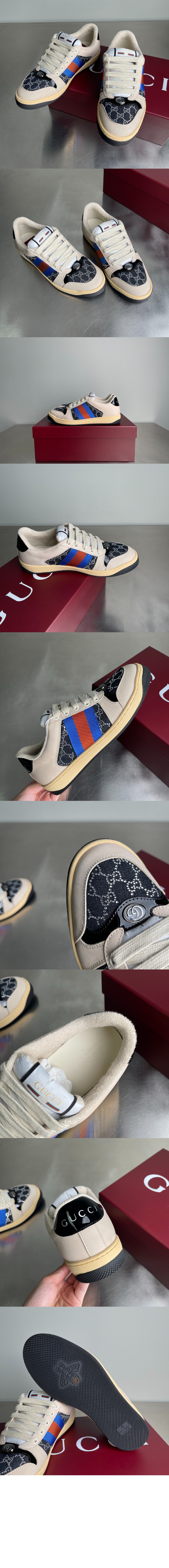 GG 크리스털 스크리너 스니커즈 836568 > Screener - 스크리너