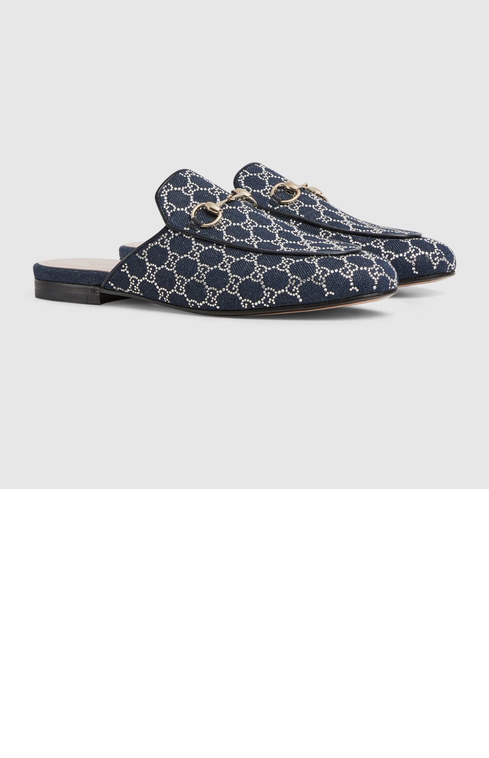 프린스타운 GG 크리스탈 슬리퍼 837402 > Princetown - 프린스타운 슬리퍼