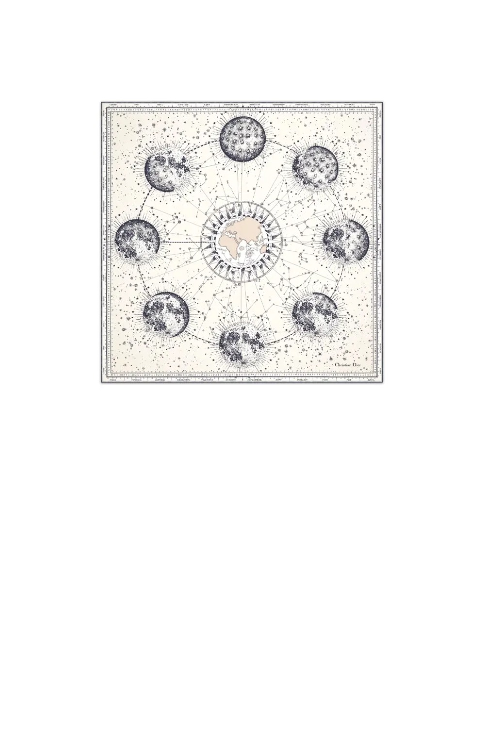 90 스퀘어 스카프  42LUN > 디올