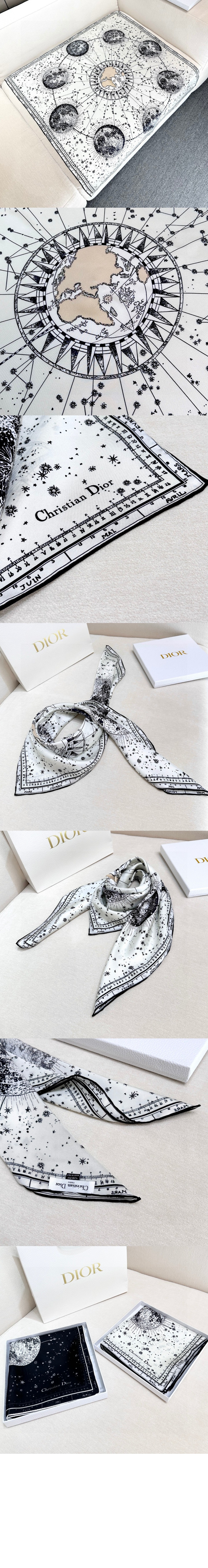 90 스퀘어 스카프  42LUN > 디올