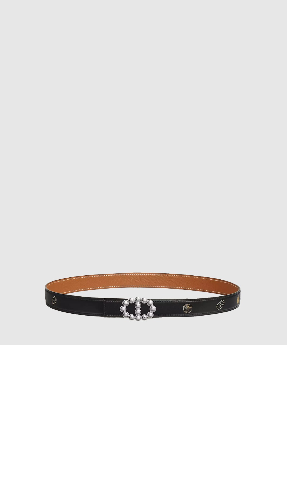 aillon Bubble 벨트 버클 Hermes sur Mer 리버서블 가죽 스트랩 > 에르메스