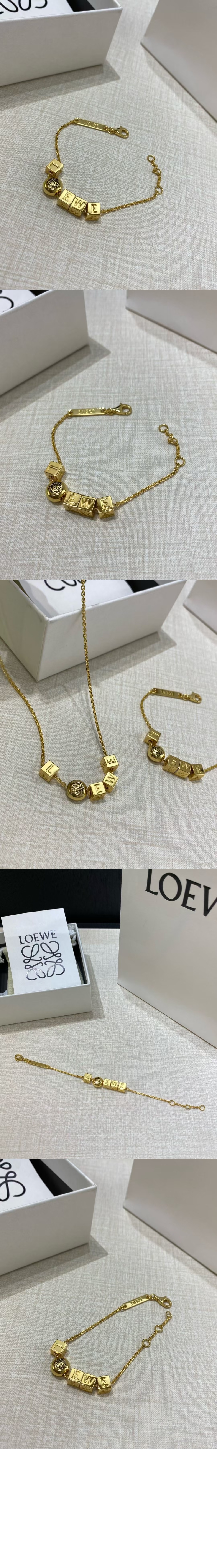 페블 큐브 브레이슬릿 > 로에베