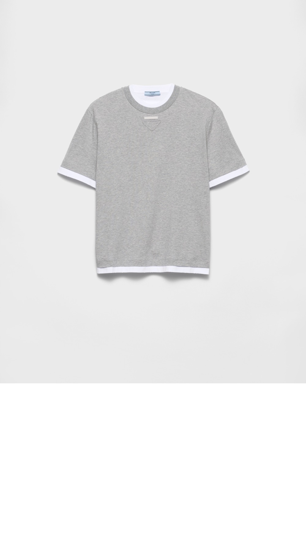 면 저지 티셔츠 > 프라다