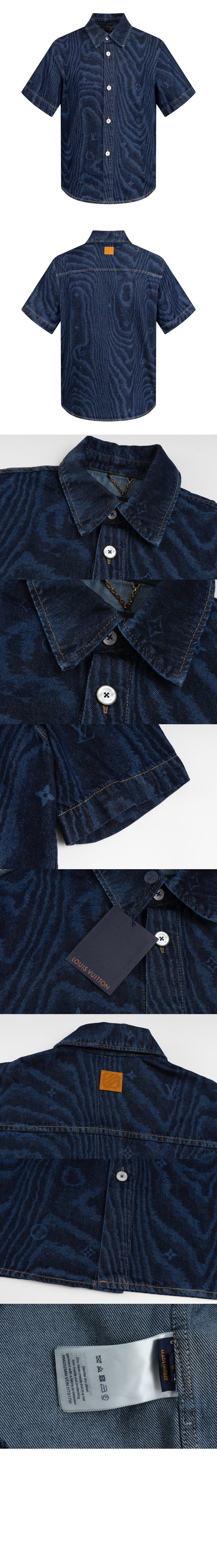 쇼트 슬리브드 데님 셔츠 > Etc - 기타제품