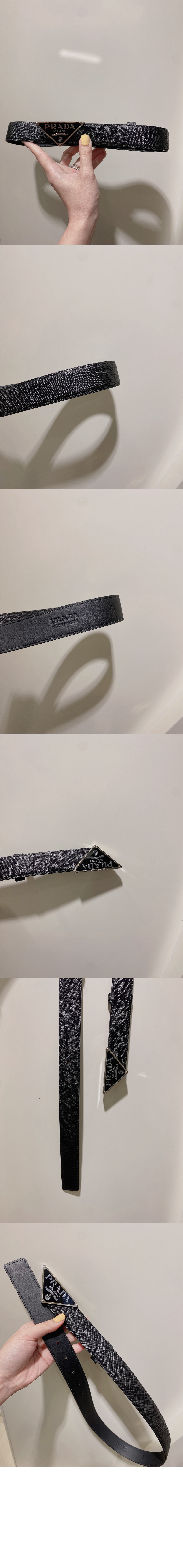 사피아노 벨트 삼각로고 2CM217 > 프라다