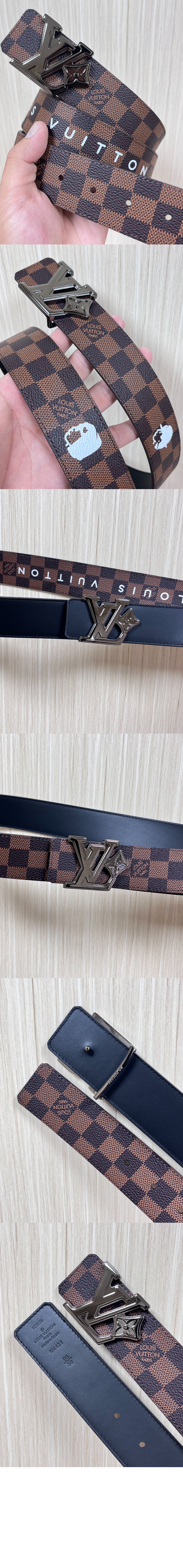 LV 플라워 다미에 프렌드십 (LV Flower Damier Phriendship) 리버서블 벨트 M4431T > 루이비통