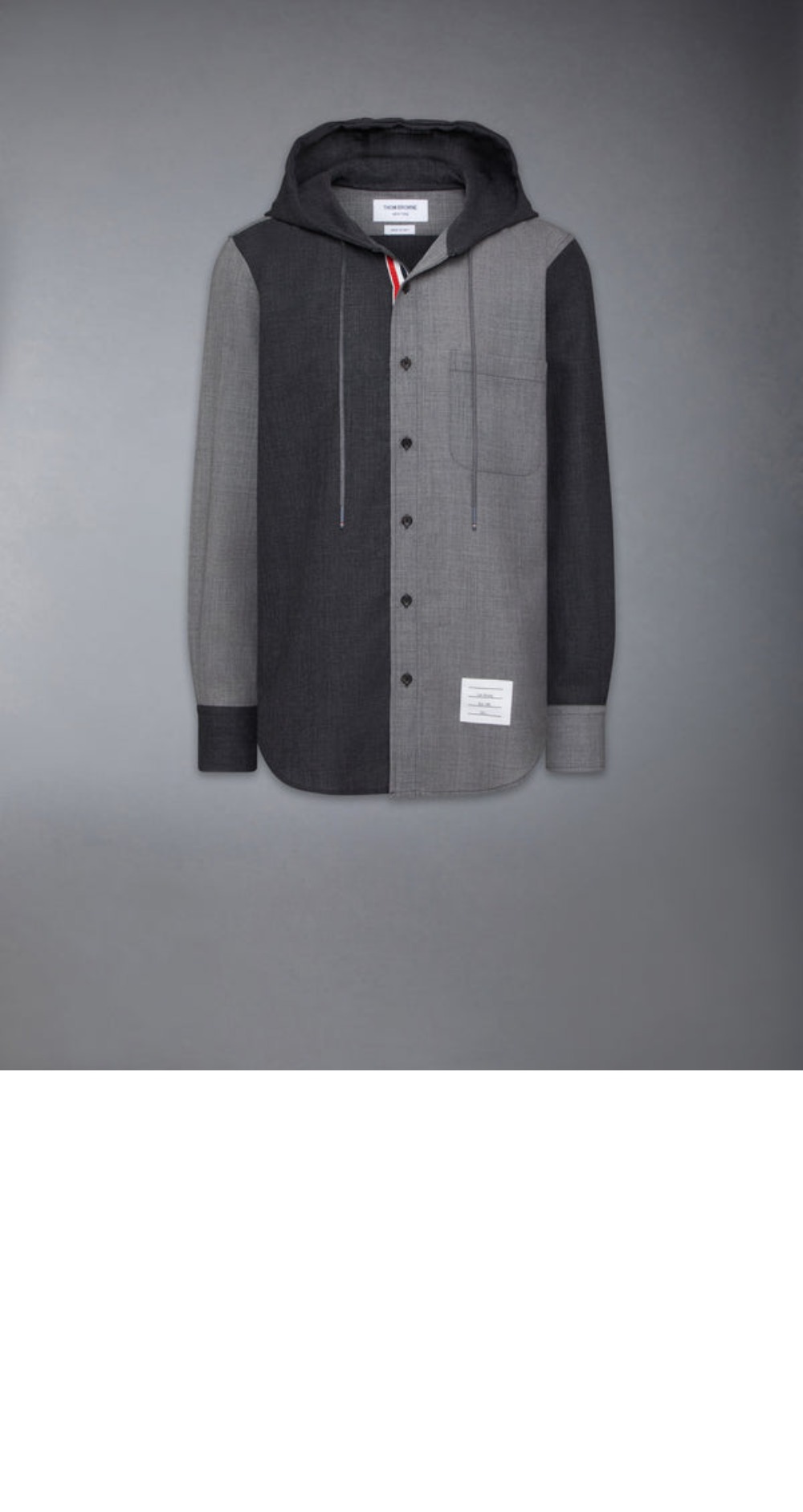 프레스코 펀믹스 후드 셔츠 > 톰브라운