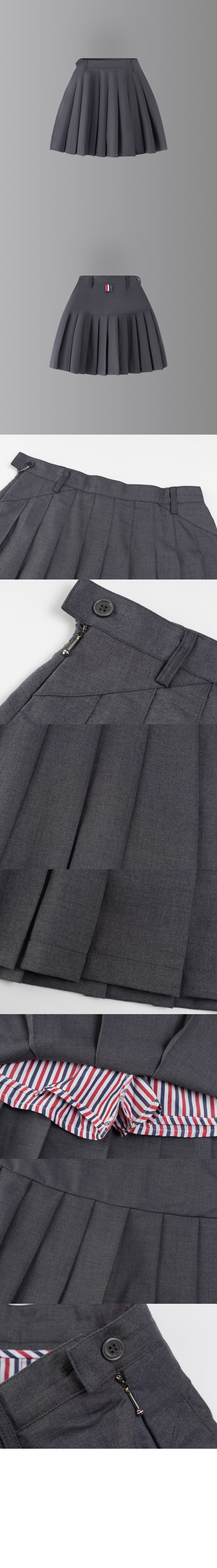 클래식 솔리드 스커트 > 톰브라운