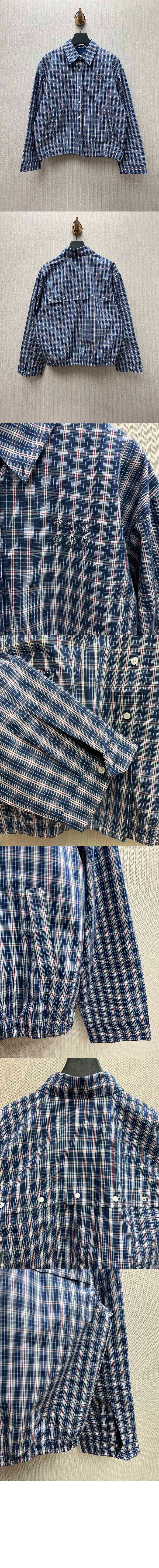 체크 패브릭 블루종 재킷 > Etc - 기타제품