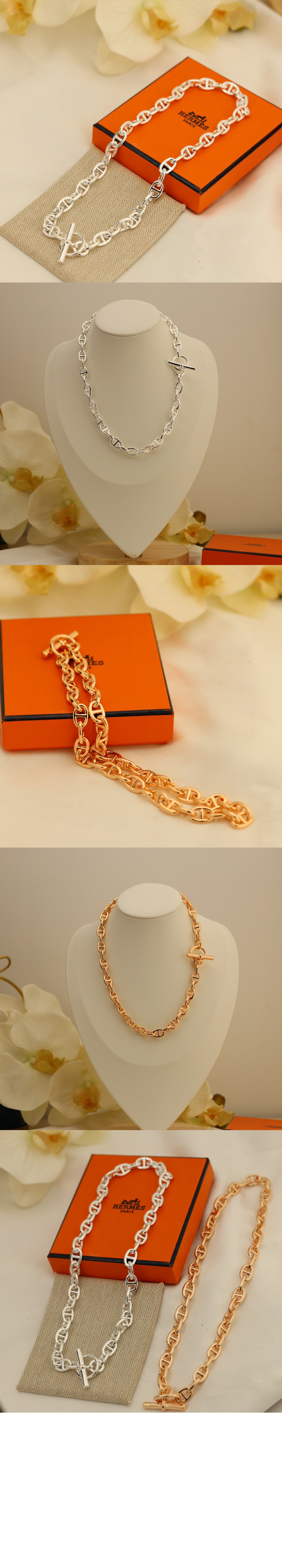 Chaine d'ancre  목걸이 > 에르메스