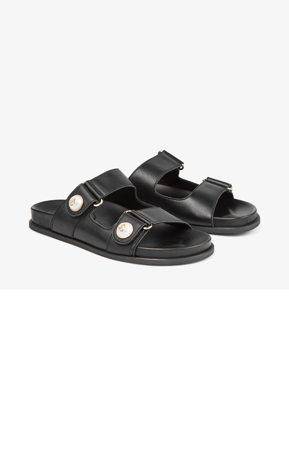 Faience sandals > Flats - 플랫