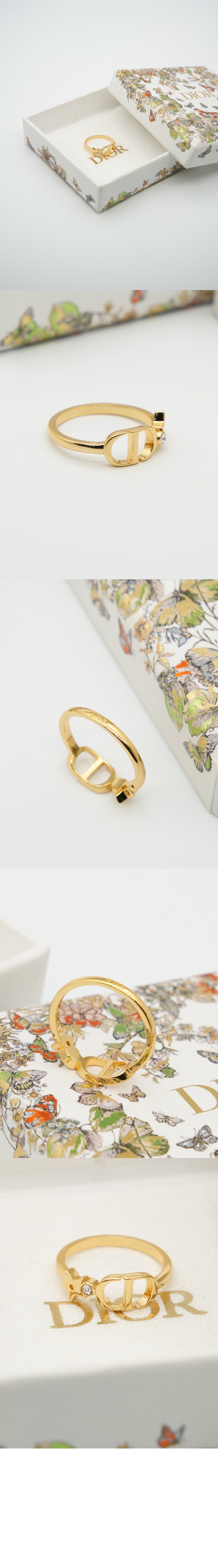 Petit CD Lucky Star 반지 R2678 > 디올