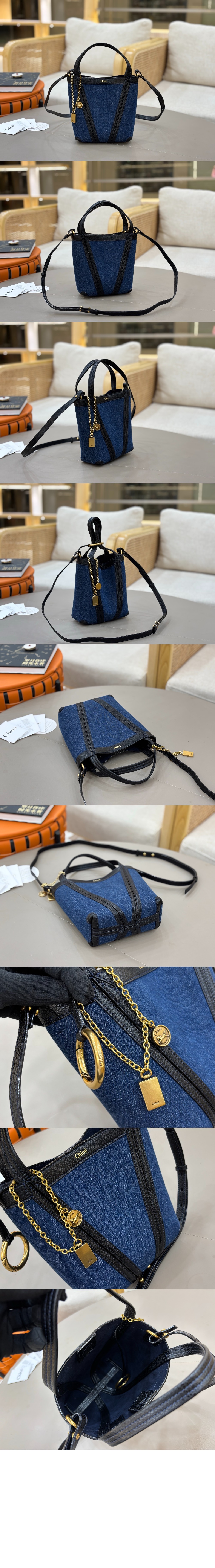 데님 Spin 스몰 토트백 AS812 > SPIN Tote Bag - SPIN 토트백