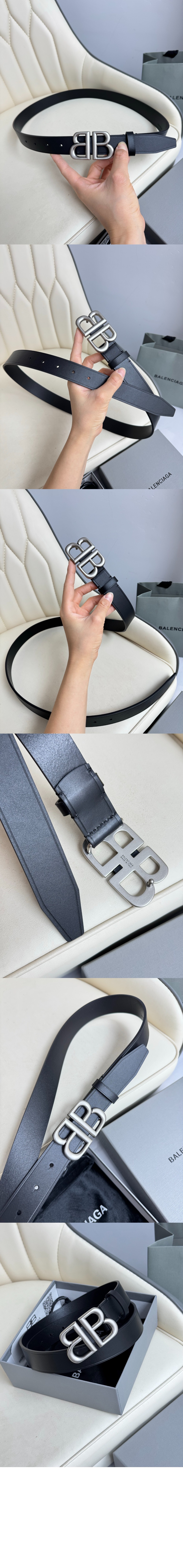 해커 BB 소가죽 벨트 680456 > 발렌시아가