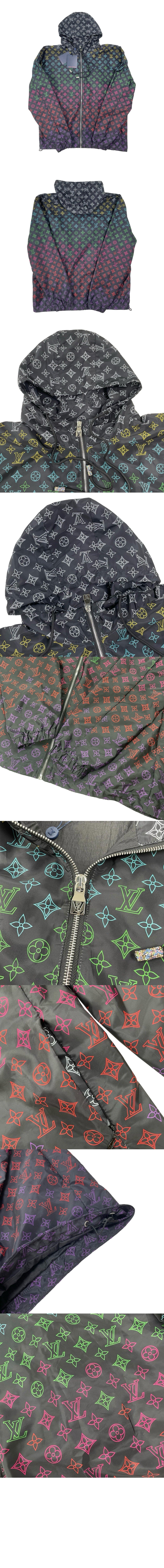 모노그램 플라워 그라데이션 프린트 윈드브레이커 > Etc - 기타제품