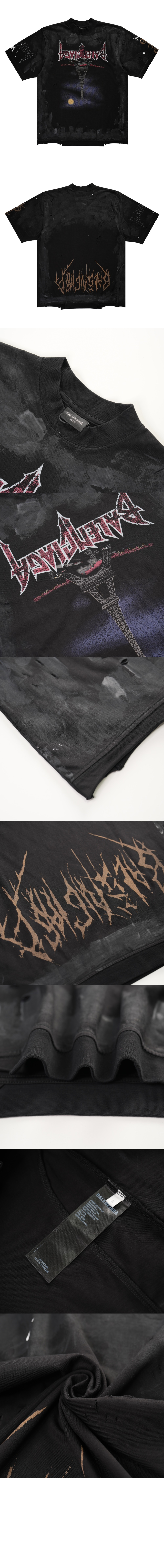 파리 문 업사이드 다운 오버사이즈 티셔츠 > Etc - 기타제품