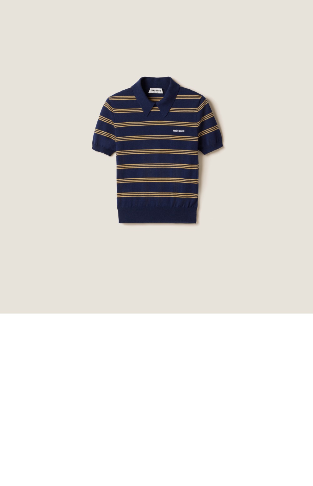 스트라이프 캐시미어 및 실크 폴로 스웨터 > Etc - 기타제품