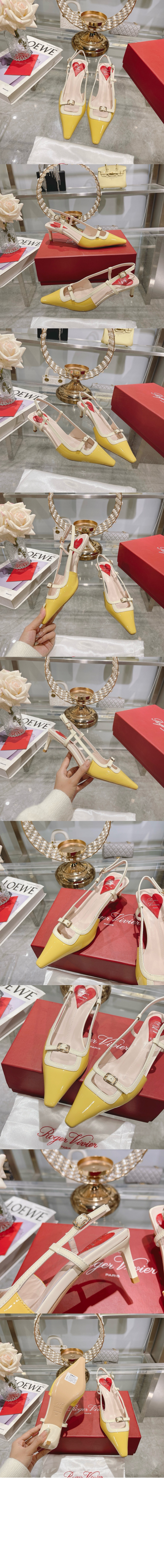 비브 카나드 가죽 슬링백 펌프스 7223 > Viv Canard - 비브 카나드