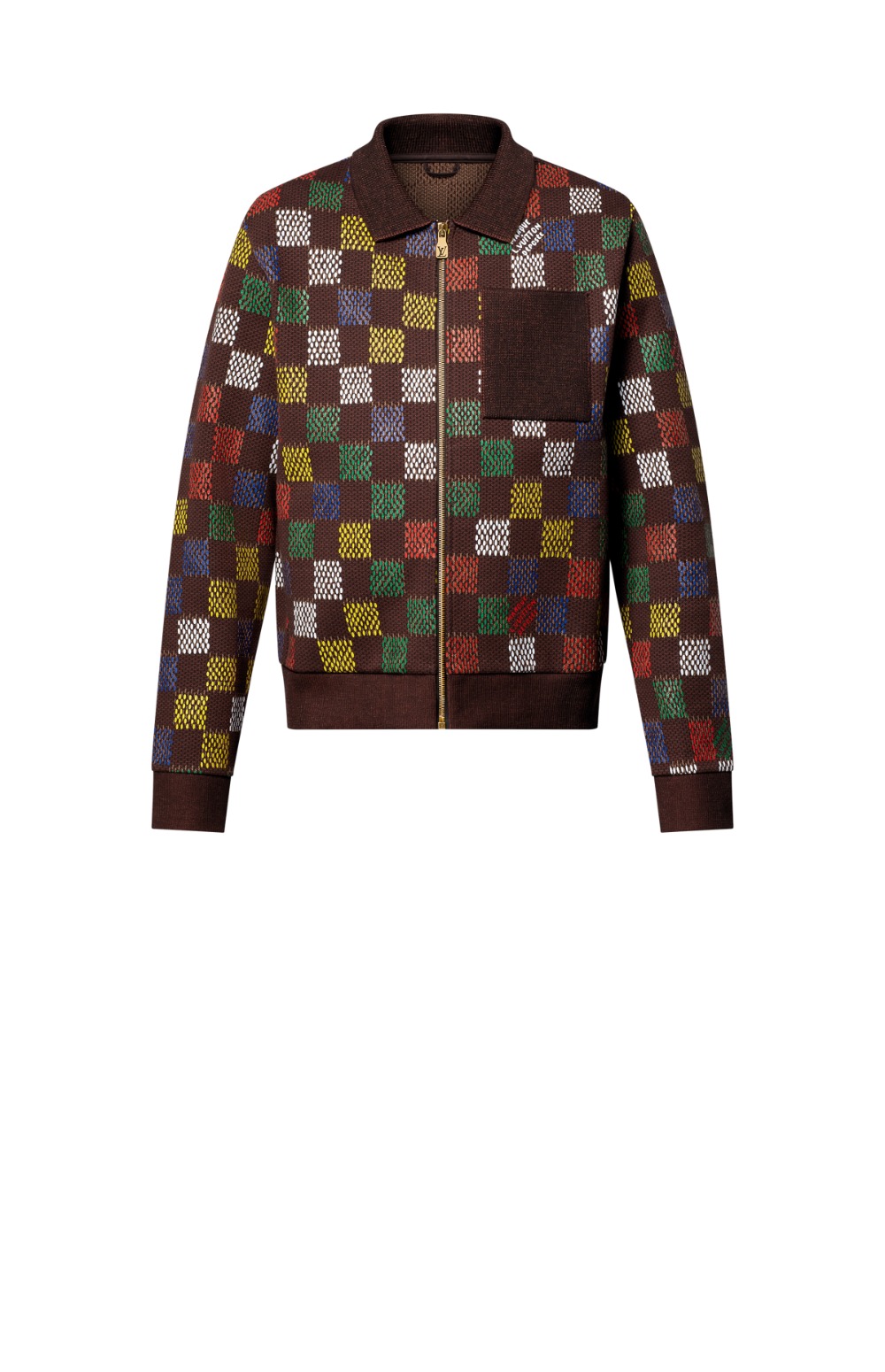 자카드 다미에 코튼 저지 블루종 > Etc - 기타제품