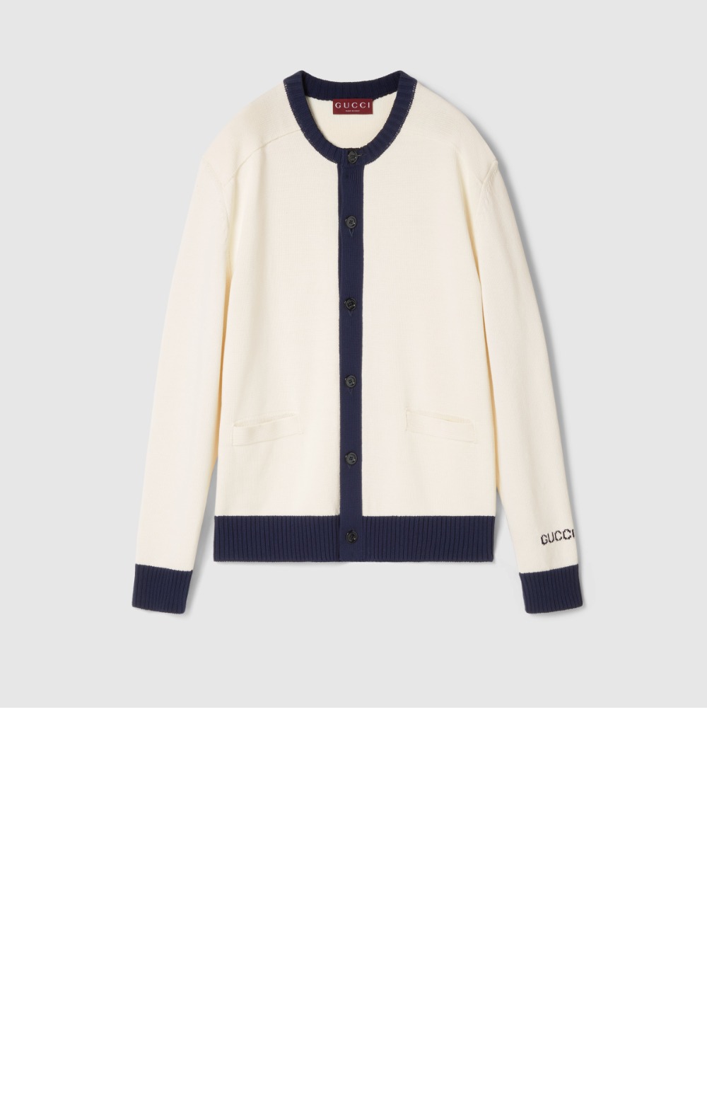 인타르시아가 있는 코튼 카디건 > Etc - 기타제품