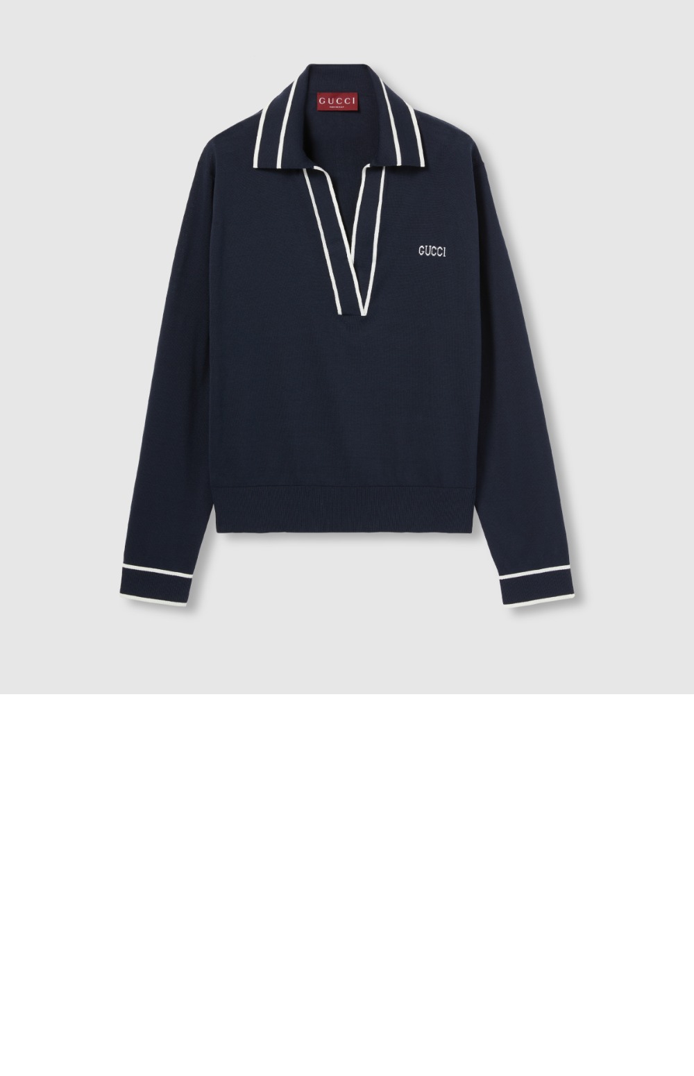 로고 자카드 브이넥 폴로 셔츠 > Etc - 기타제품