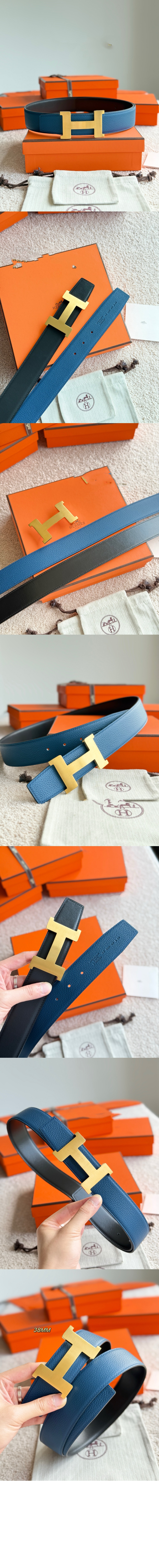 Constance 벨트 버클 리버서블 가죽 스트랩 > 에르메스