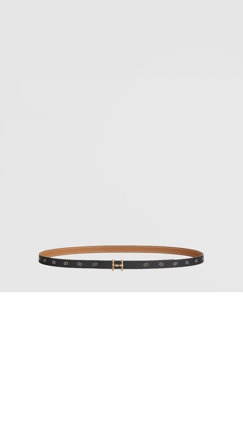 H Torsade 벨트 버클 Hermes sur Mer 리버서블 가죽 스트랩 > 에르메스