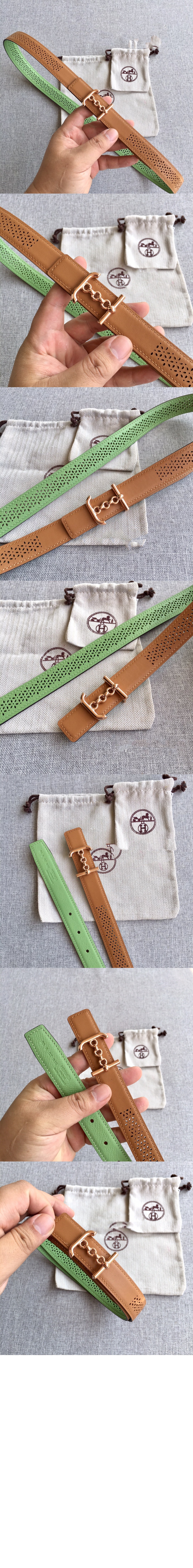 ANCRE MARIN 버클 양면 벨트 > 에르메스