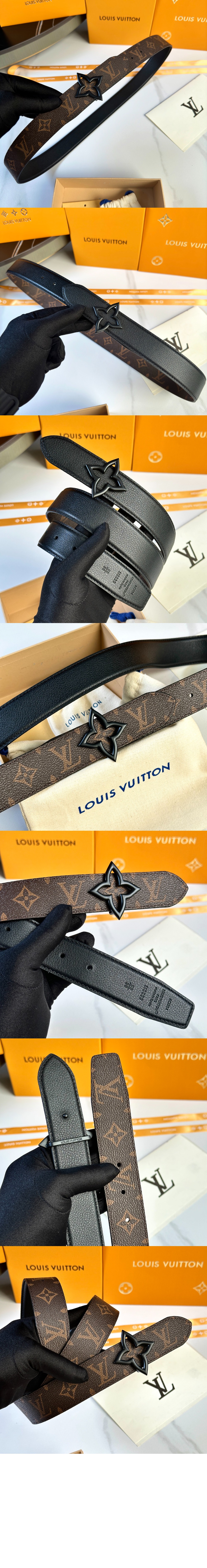 슬림 플라워 리버서블 벨트 M8899U > 루이비통