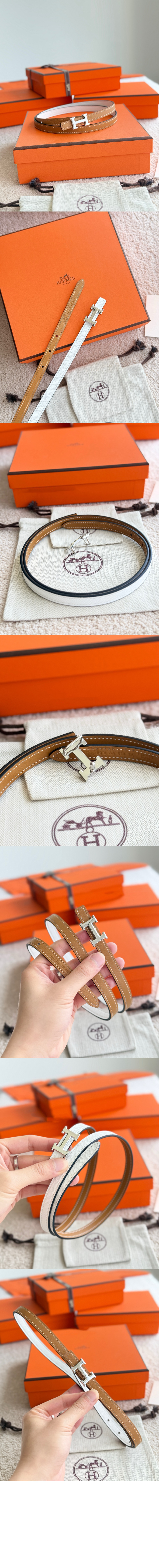 Mini 5382 벨트 버클 리버서블 가죽 스트랩 > 에르메스