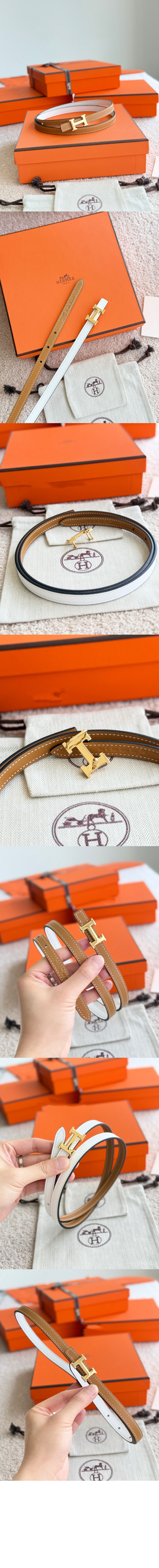 Mini 5382 벨트 버클 리버서블 가죽 스트랩 > 에르메스