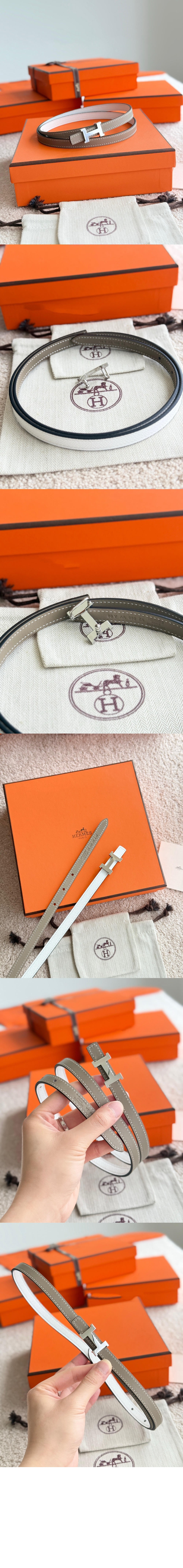 Mini 5382 벨트 버클 리버서블 가죽 스트랩 > 에르메스