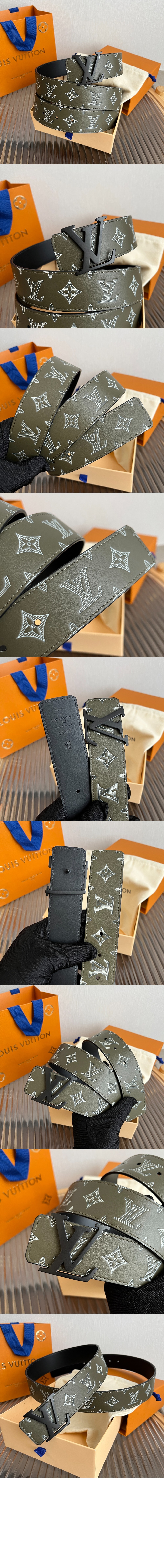 양면 가죽 벨트 M8895U > 루이비통