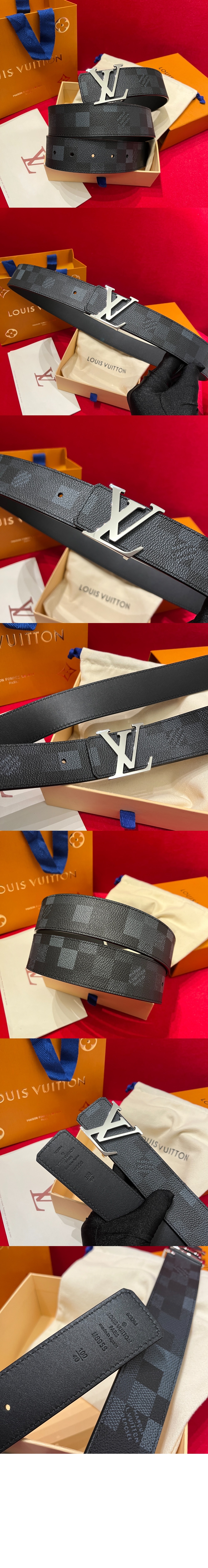 이니셜 다모플라주 리버서블 벨트 M8958T > 루이비통