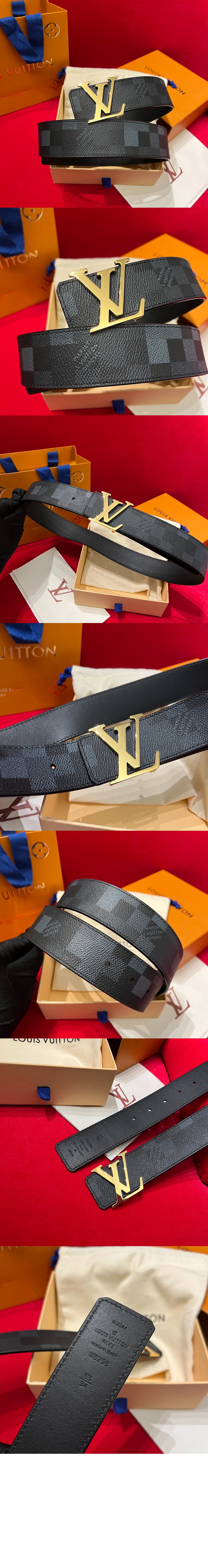 이니셜 다모플라주 리버서블 벨트 M8958T > 루이비통