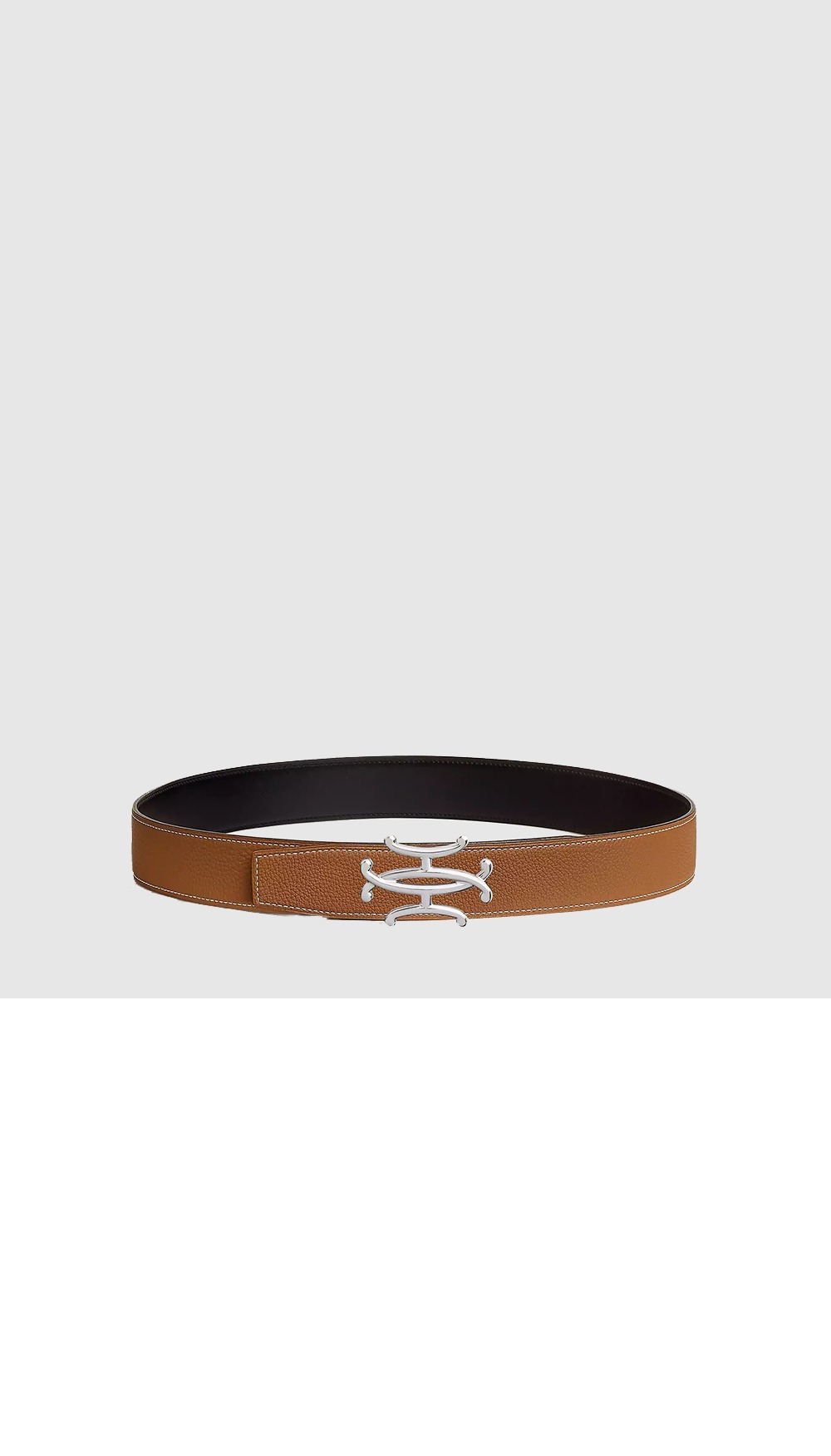 Neo Lift 벨트 버클 리버서블 가죽 스트랩 > 에르메스
