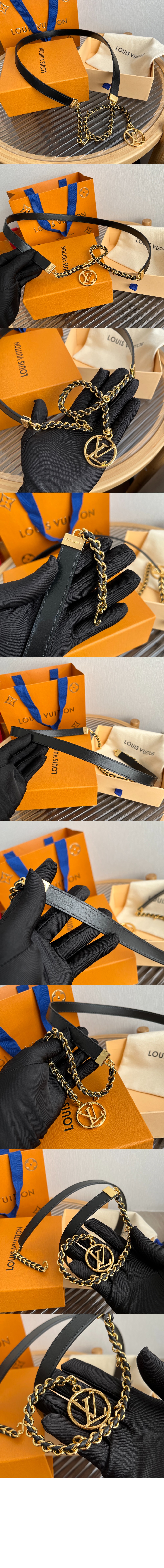 BRAIDED CHAIN 허리띠 M8593Z > 루이비통