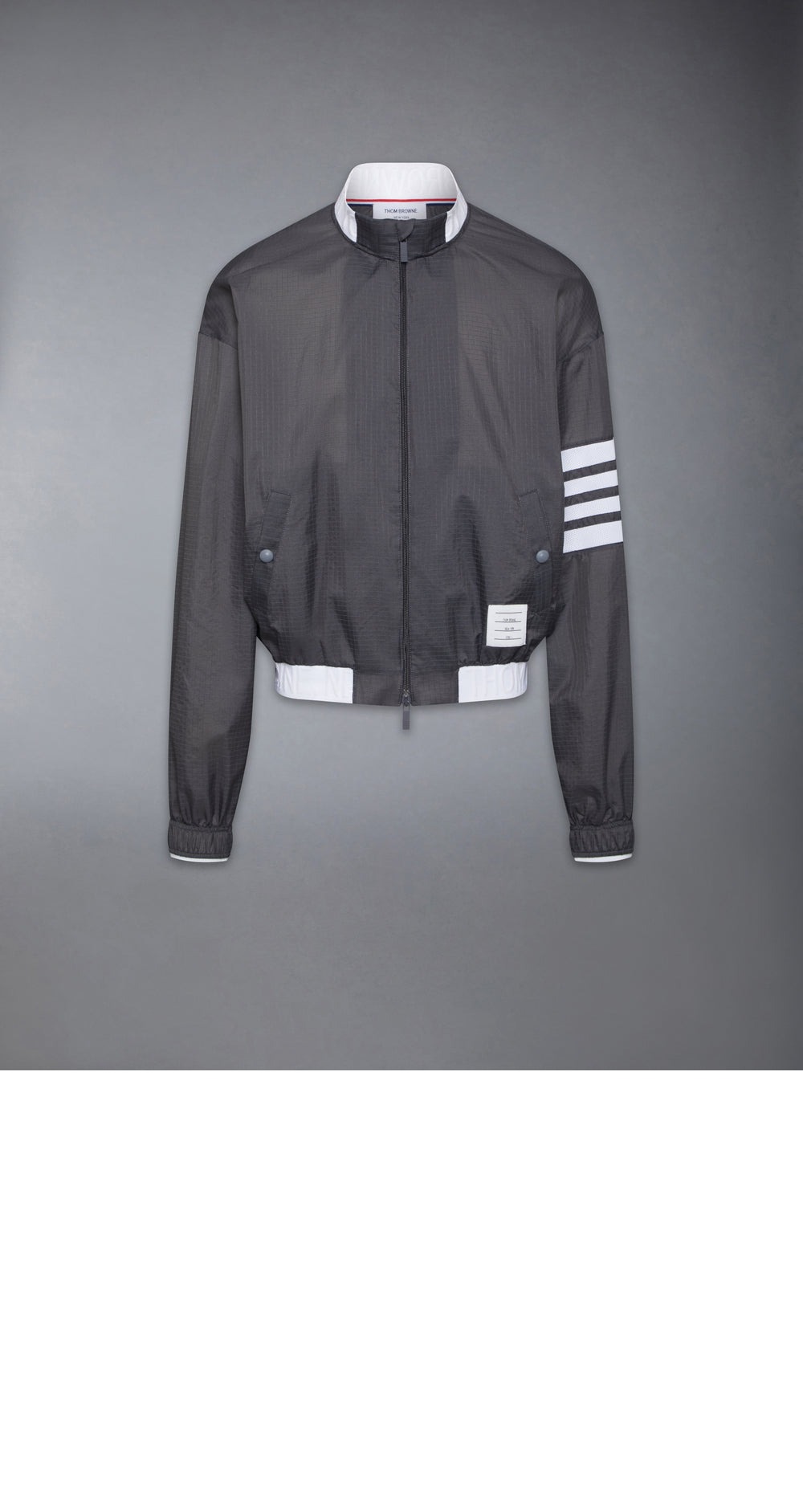 나일론 4-바 립스탑 윈드브레이커 > 톰브라운