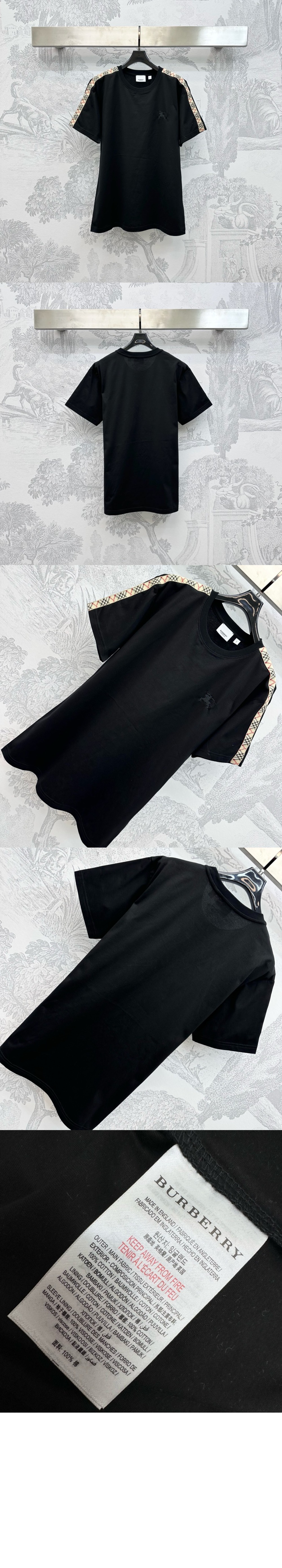 체크 트리밍 코튼 티셔츠 > Etc - 기타제품