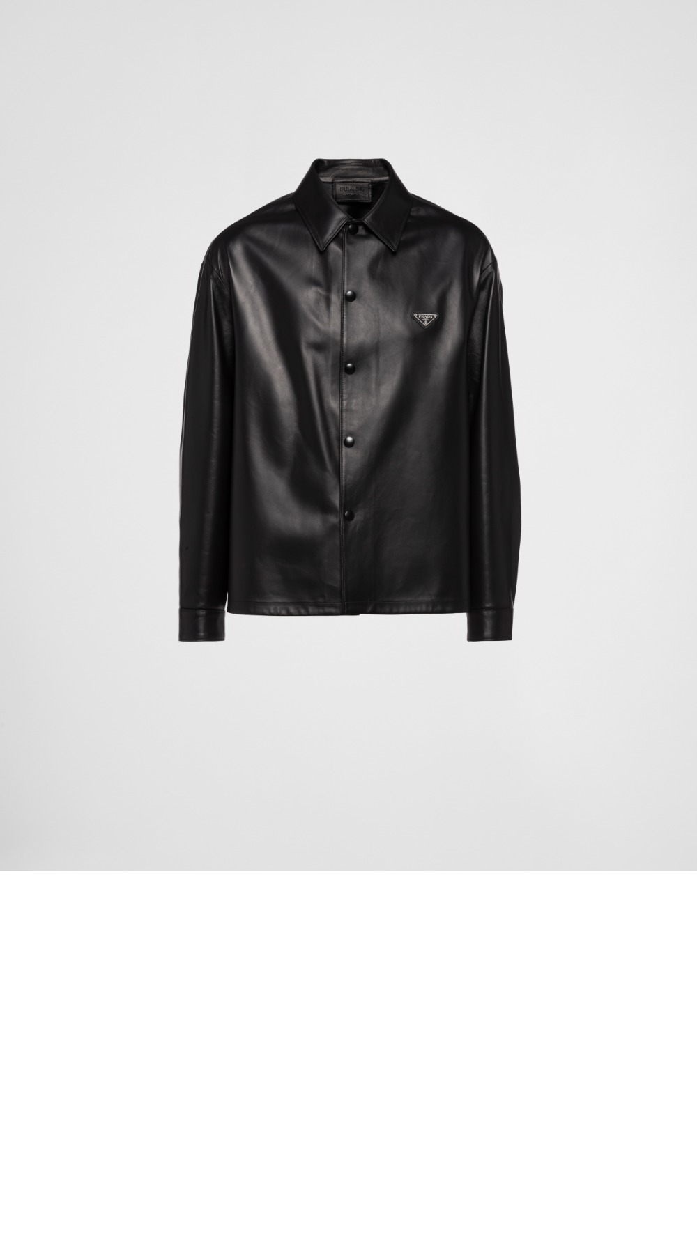 나파 가죽 셔츠 > 프라다