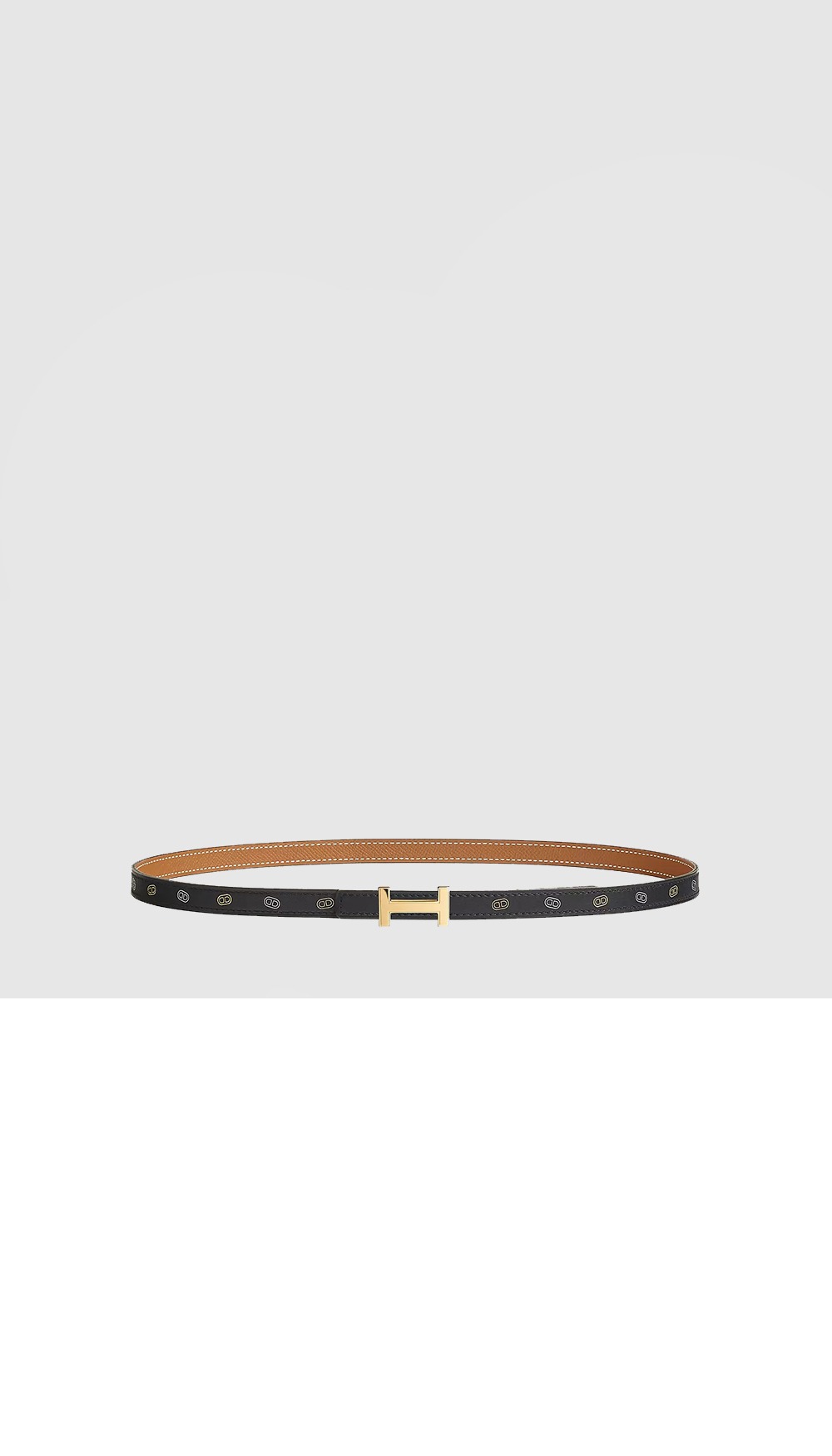 Mini 5382 벨트 버클 Hermes sur Mer 리버서블 가죽 스트랩 > 에르메스