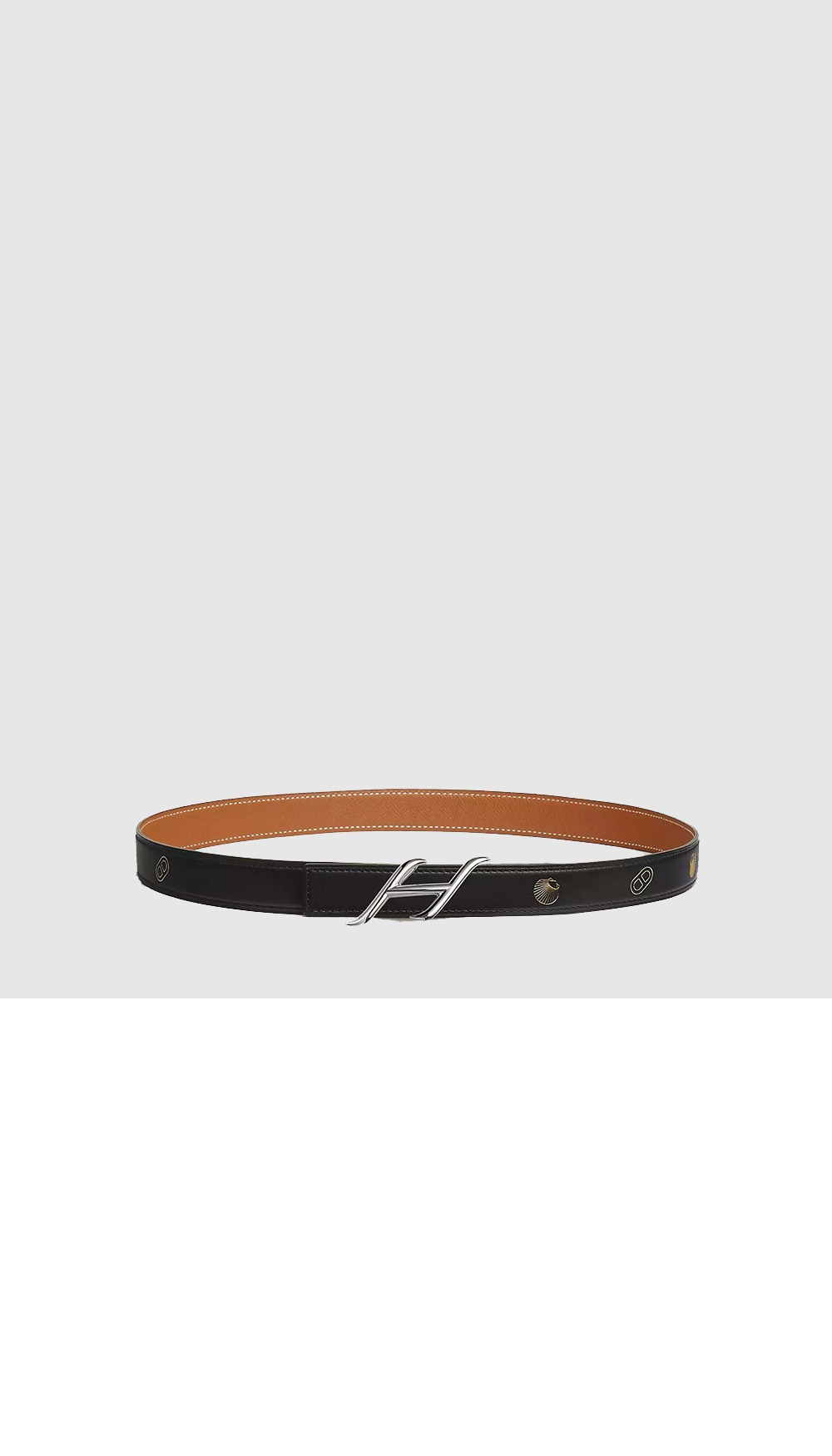HDN 벨트 버클 Hermes sur Mer 리버서블 가죽 스트랩 > 에르메스