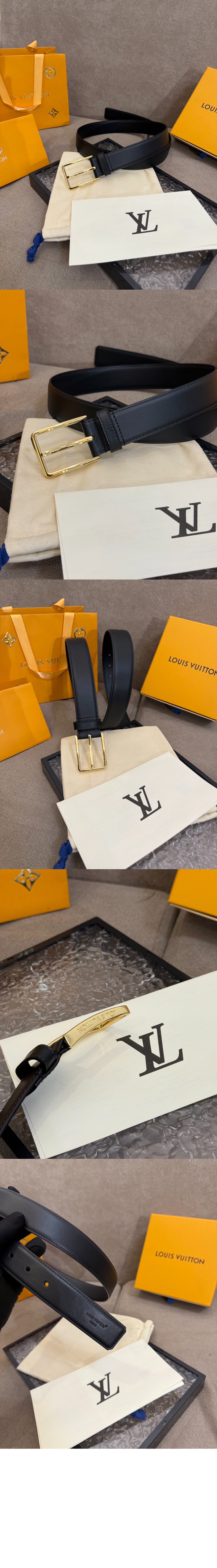 퐁 뇌프 슬림 30mm 벨트 M4176T > 루이비통